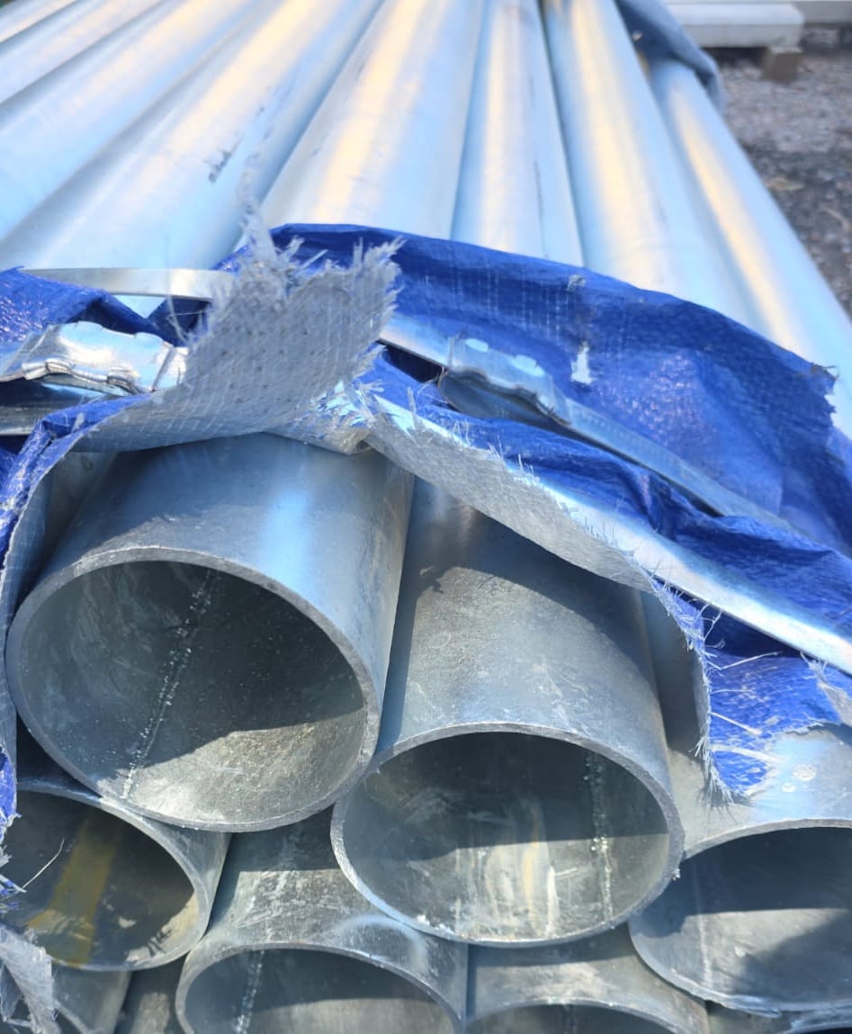 STAY POST 100mm ROUND POST GAL 2.1M