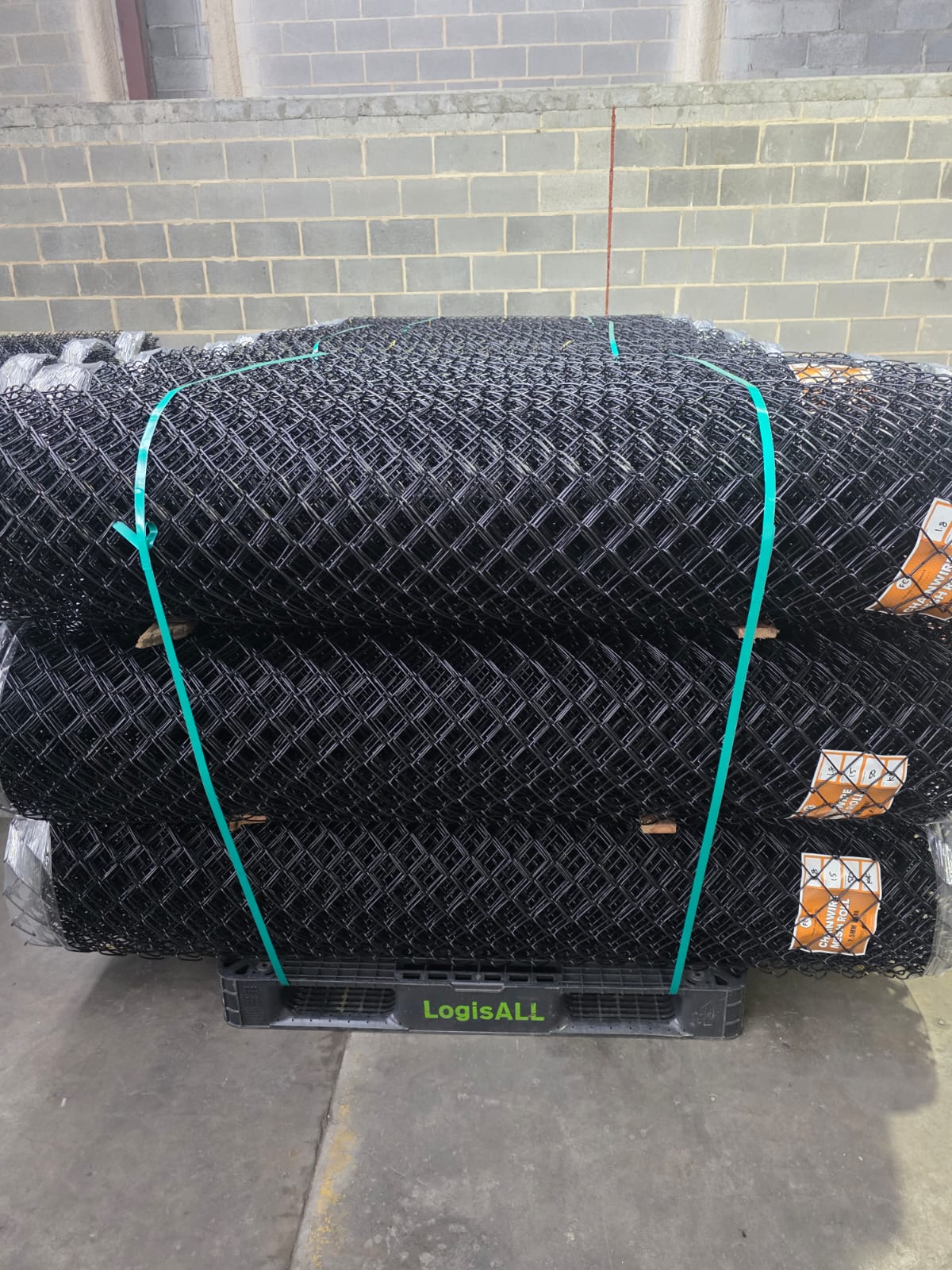 Chain mesh black 1.8h