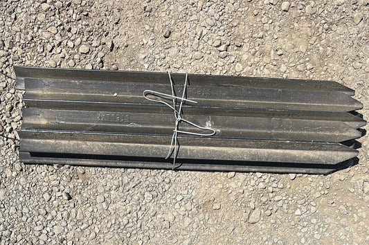 600MM STAR PICKET BLACK