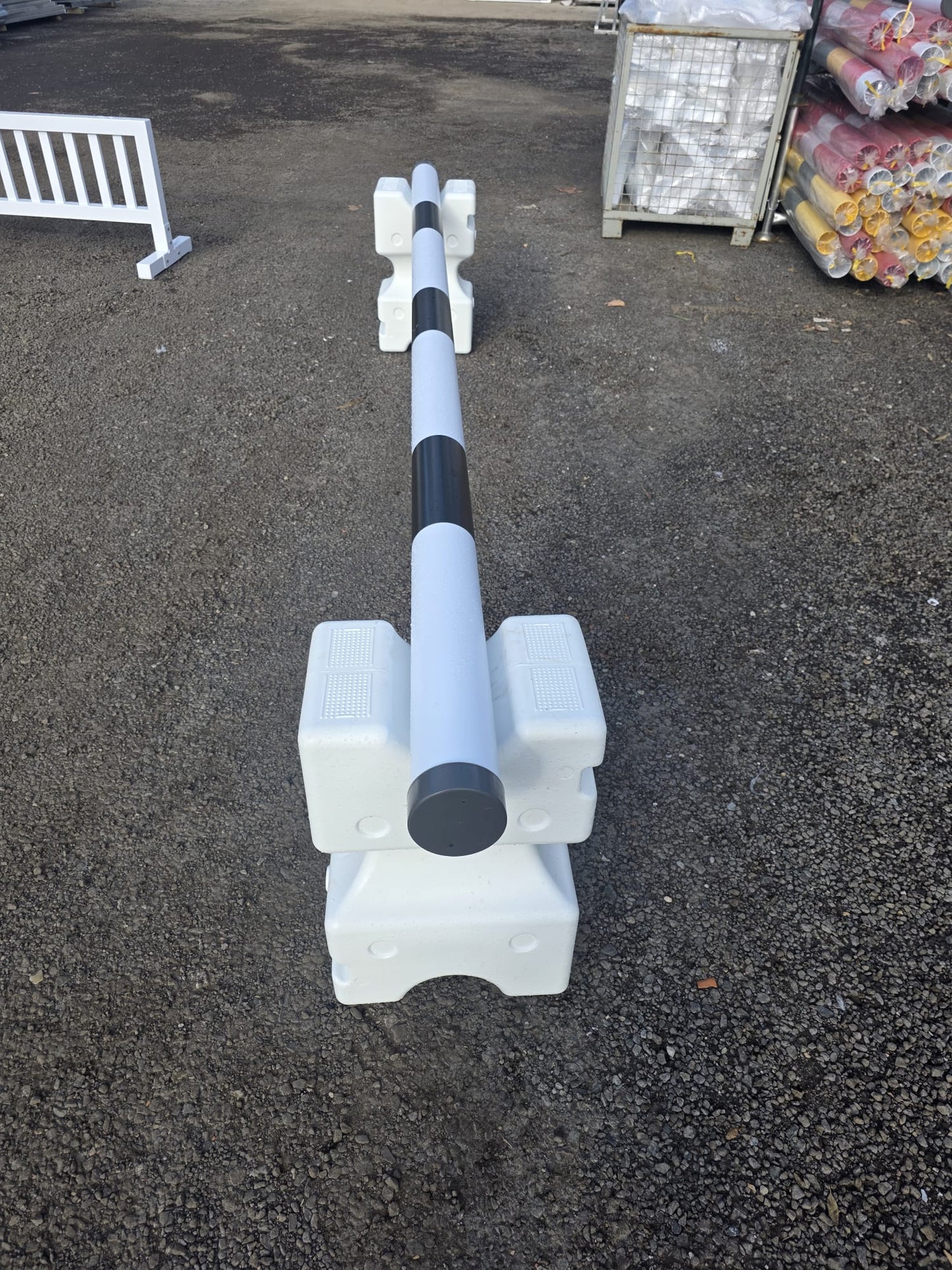 plastic jump pole hollow