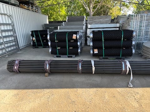 40nb Steel CHS round tube black 6.5m