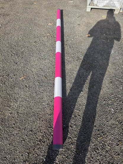 Jump poles with wood inside