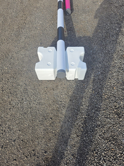 Plastic jump blocks white