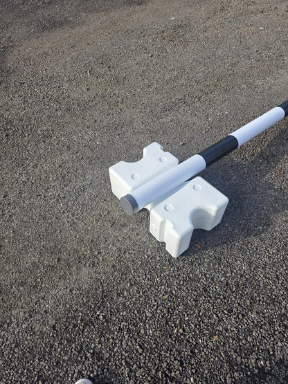 Plastic jump blocks white