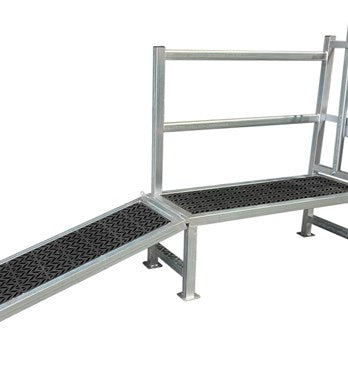 Sheep and goat milking table.